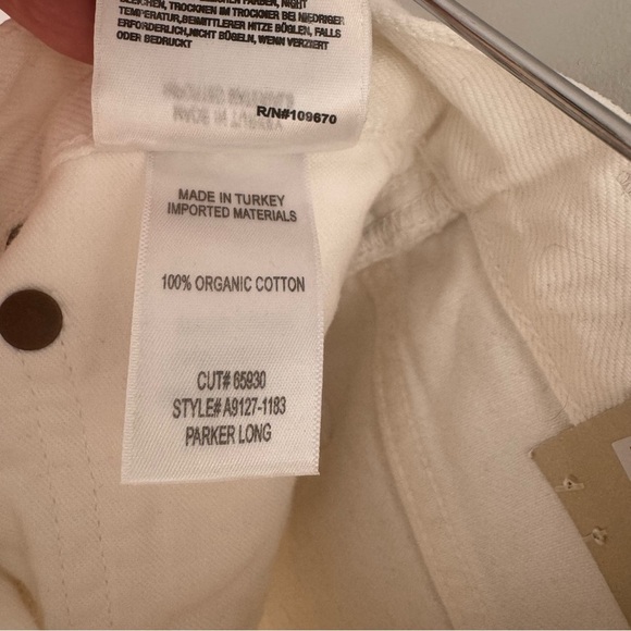 AGOLDE Stella Short Light Blue Denim High Waist Organic Cotton size 24 - Picture 9 of 11